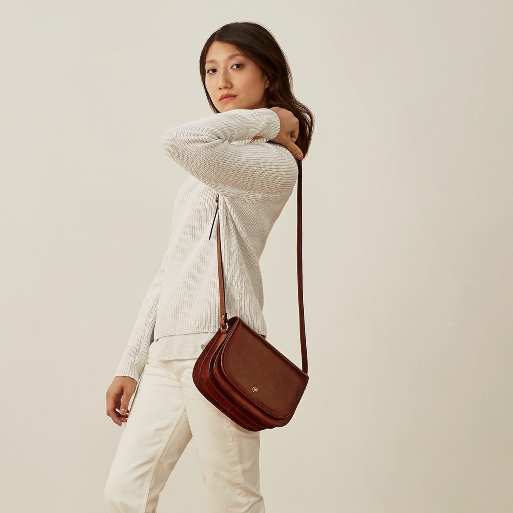 femme sac cuir