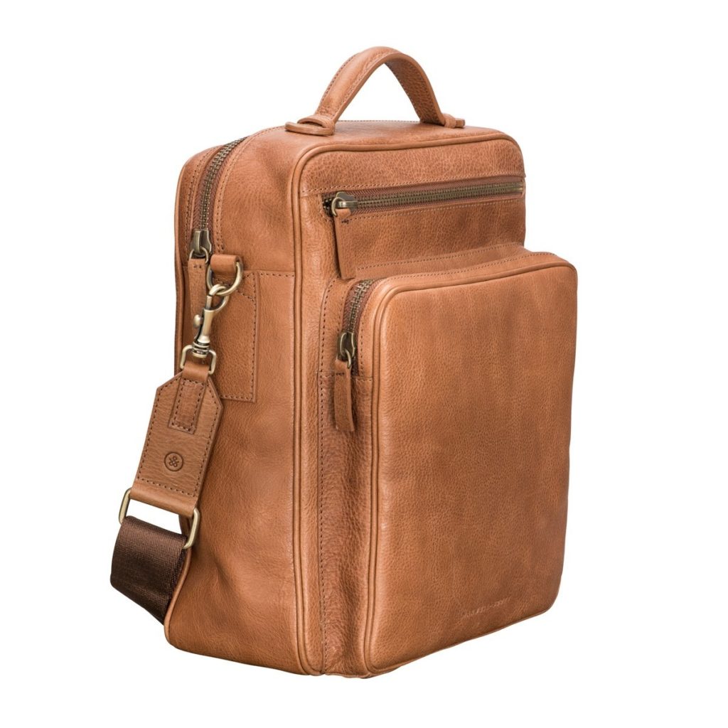 sac dos cuir camel