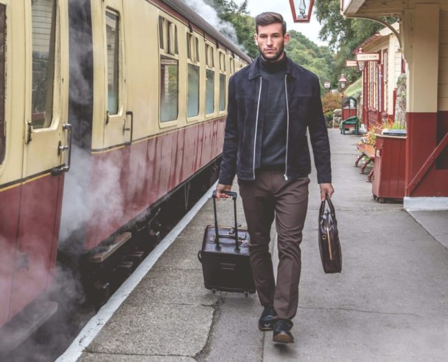 valise roulette cuir