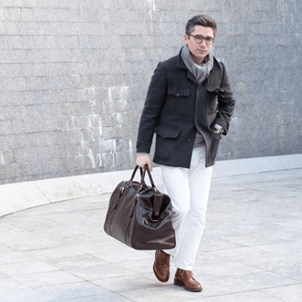 homme sac cuir