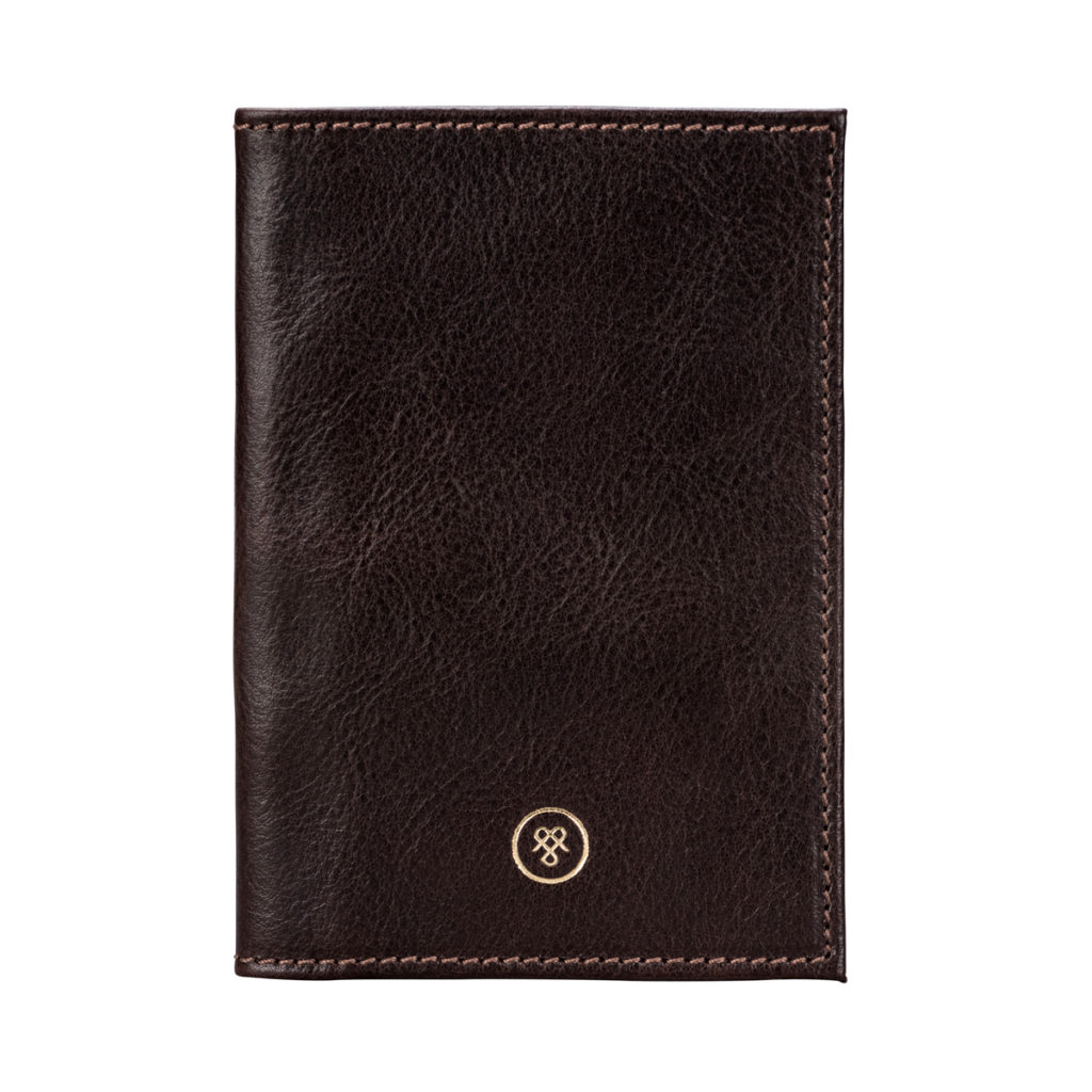 Etui à passeport Prato - Marron foncé