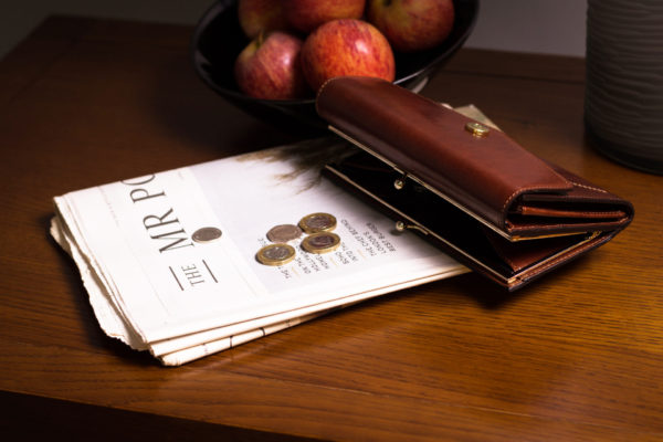 Portefeuille pour femme en cuir