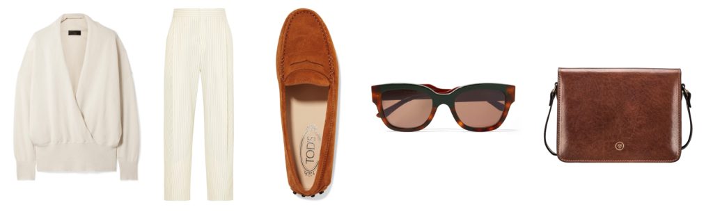 Tenue de voyage élégante pour femme