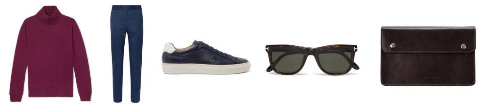Tenue de voyage élégante pour homme