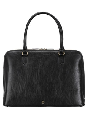Sac noir en cuir Fiorella