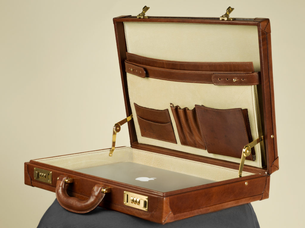 Attaché case en cuir Scanno de Maxwell Scott