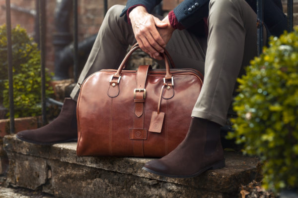 Sac de voyage en cuir italien Farini