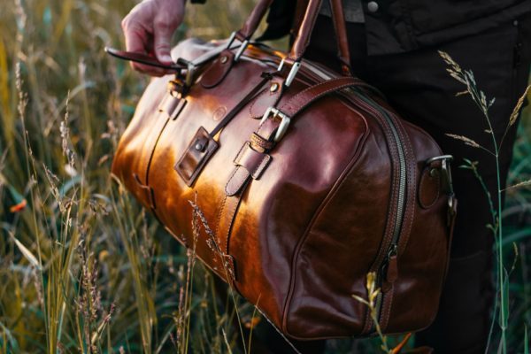 Sac de voyage en cuir italien Flero M