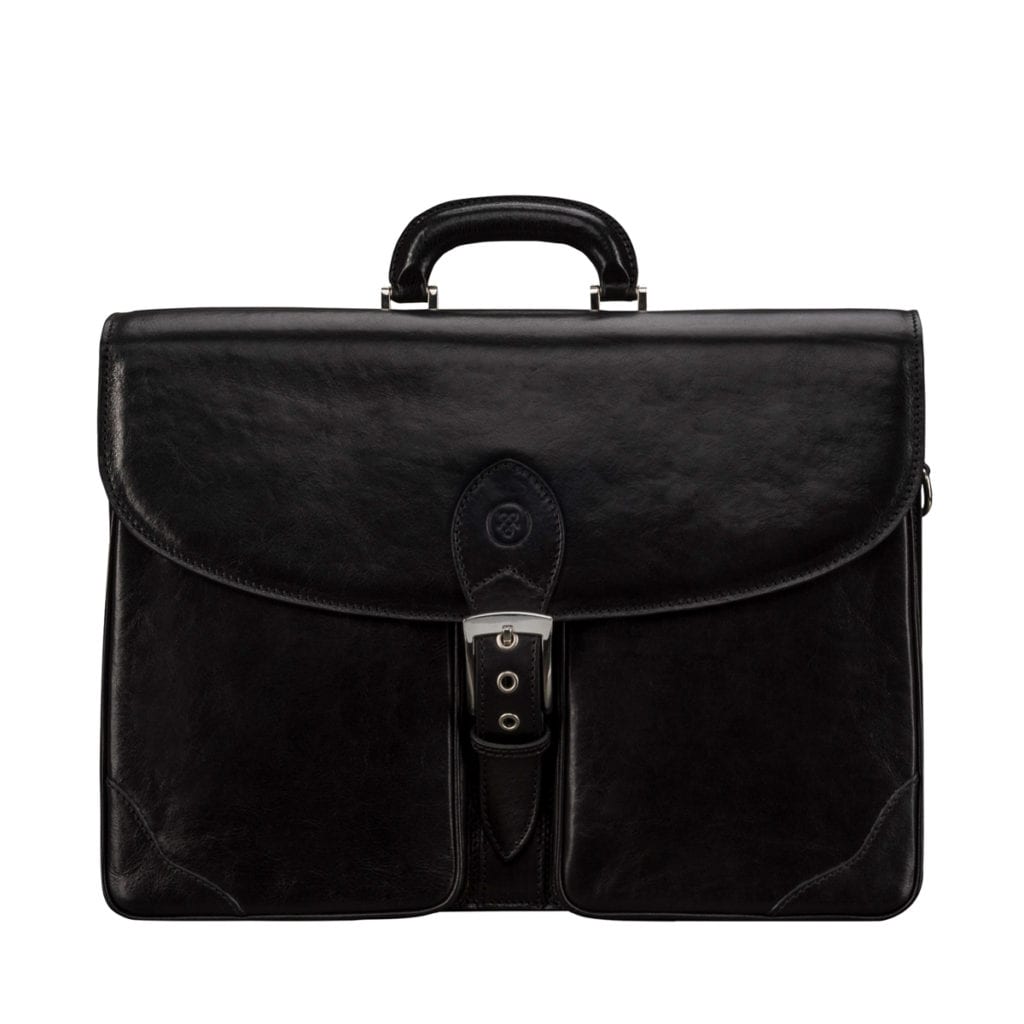 Cartable 2 soufflets pour homme Tomacelli de Maxwell Scott