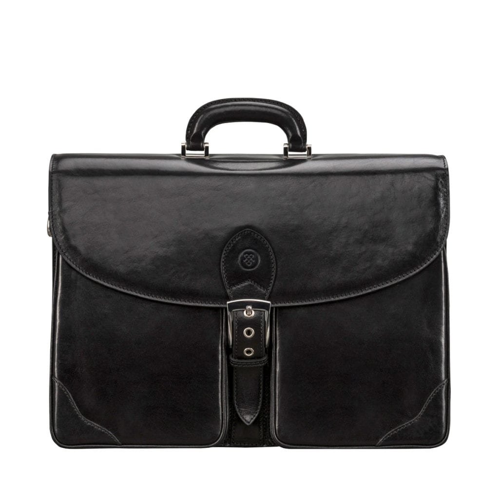 Cartable 3 soufflets pour homme Tomacelli de Maxwell Scott