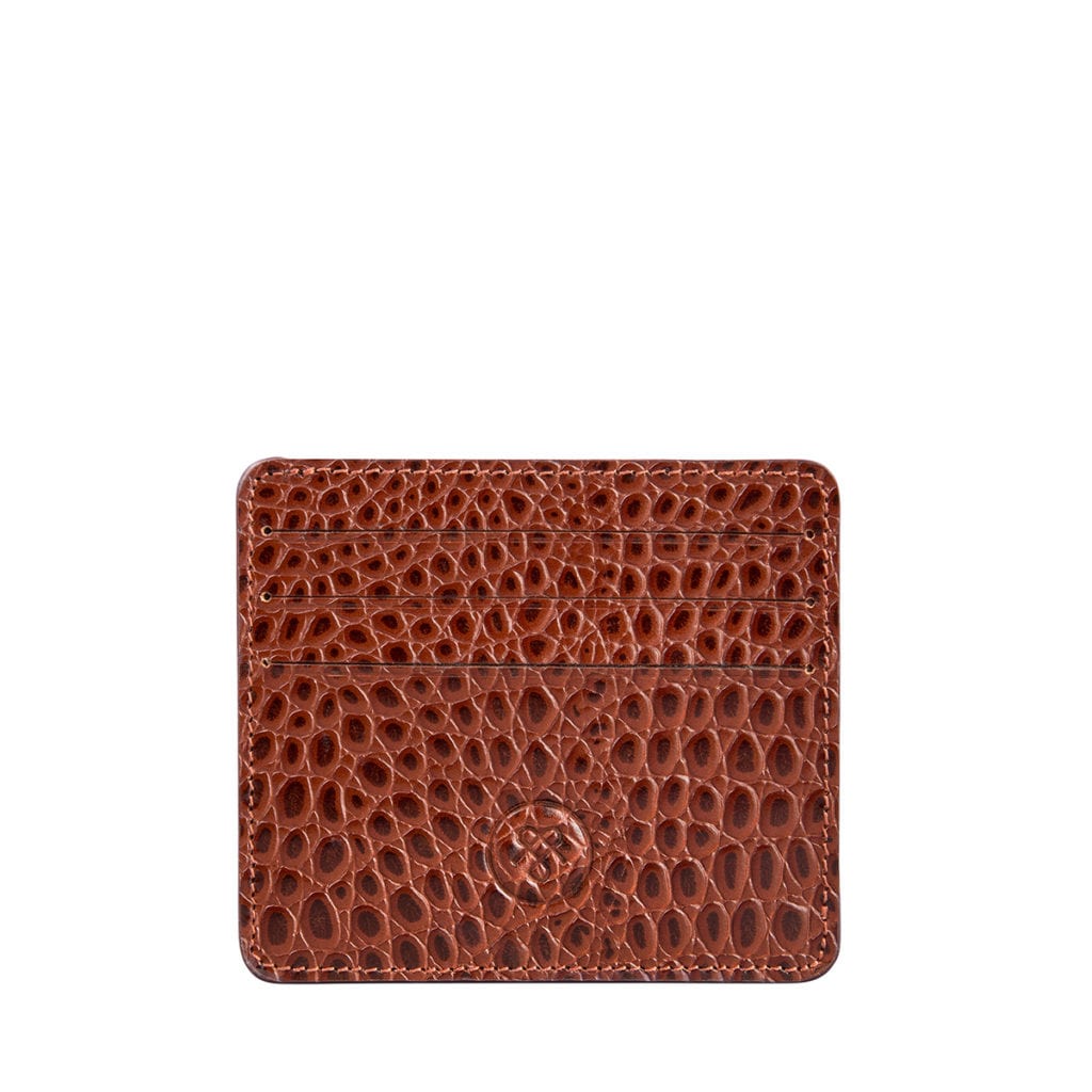 Porte-cartes en cuir croco Marco de Maxwell Scott