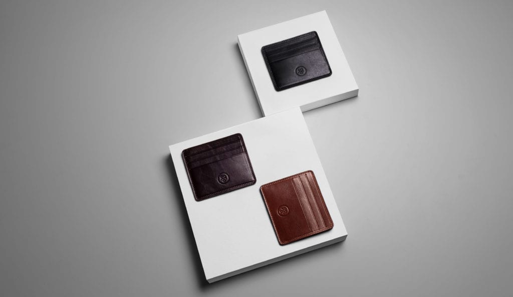 Porte-cartes en cuir de Maxwell Scott