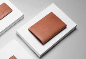 Guide portefeuilles en cuir pour homme