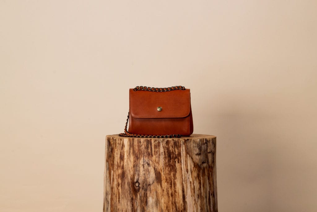 Sac à chaine en cuir Perano de Maxwell Scott