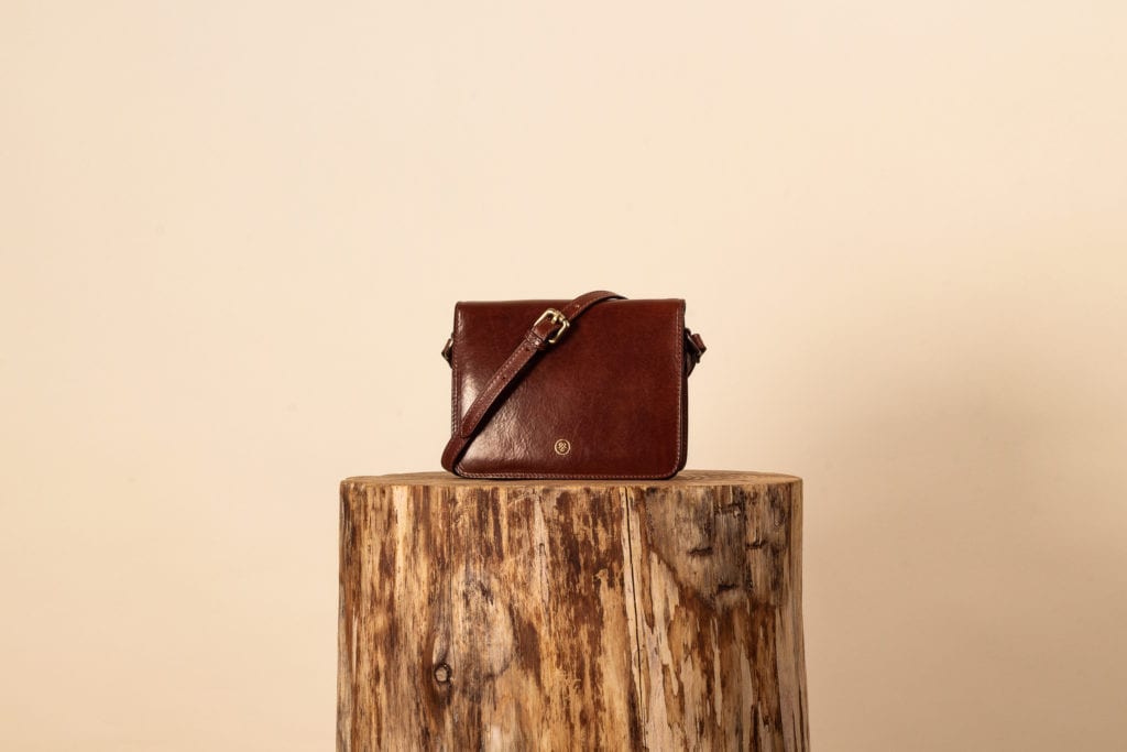 Petit sac à bandoulière en cuir Lucca de Maxwell Scott