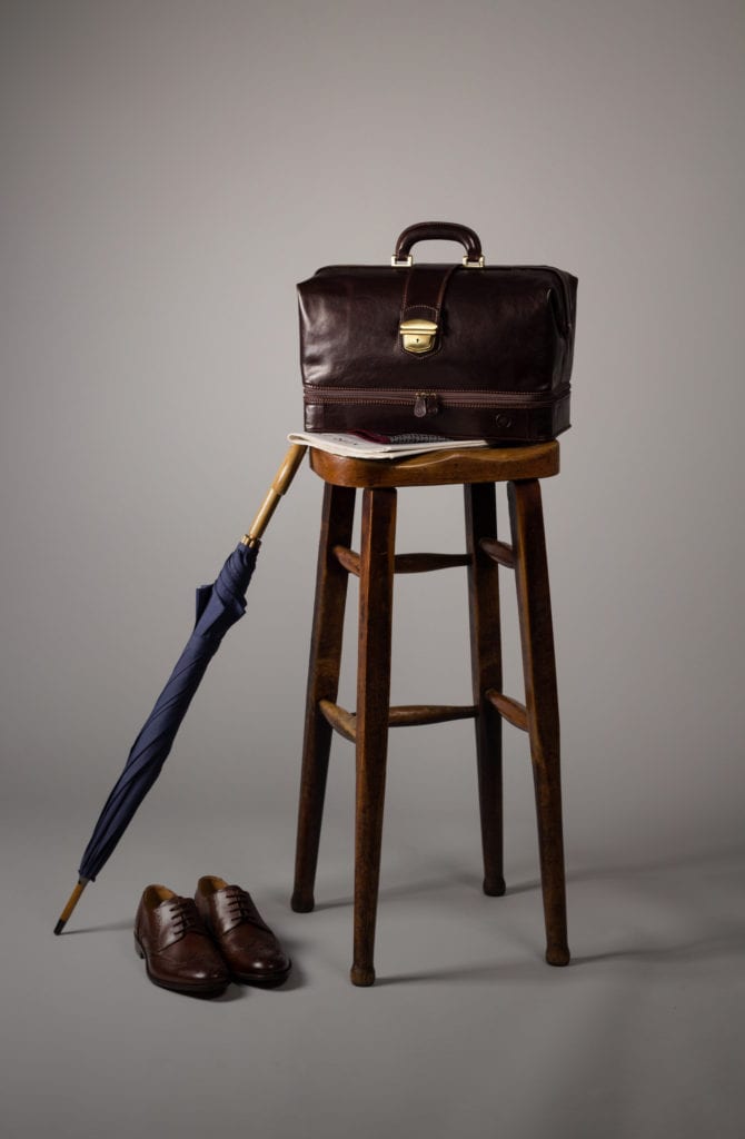 Sacoche docteur en cuir Donnini de Maxwell Scott