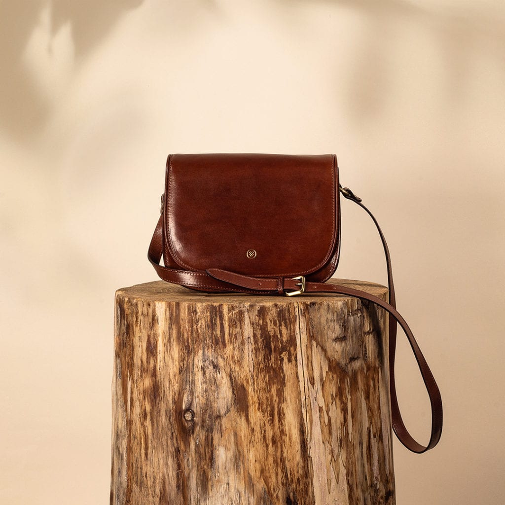 Sac bandoulière femme en cuir italien Medolla de Maxwell Scott