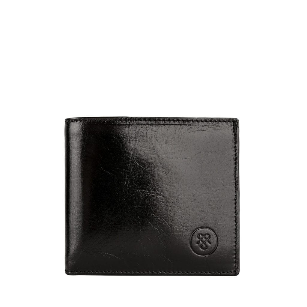Portefeuille homme en cuir noir Ticciano de Maxwell Scott