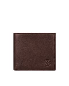 Portefeuille en cuir souple à deux volets avec porte-monnaie