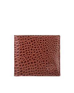 portefeuille porte-monnaie en similicuir beige effet croco