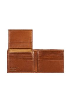 Portefeuille en cuir à trois volets RFID de qualité supérieure pour homme, fabriqué à la main en Italie