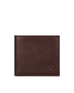 soft leather bifold wallet with coin pouch