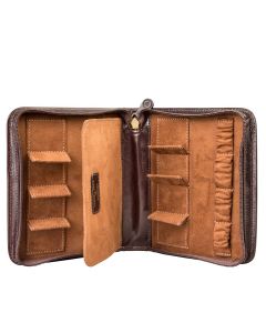 leather mens watch case