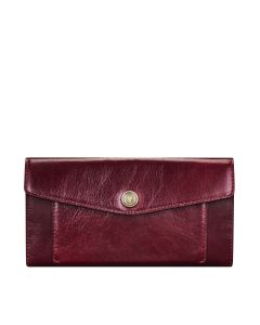 women's fold over leather purse