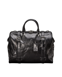 Sac de Voyage Gladstone en Cuir noir