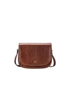 leather saddle handbag