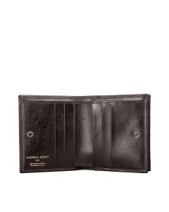 portefeuille avec porte monnaie en cuir italien