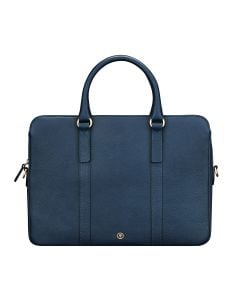 premium caviar leather ladies slim laptop bag