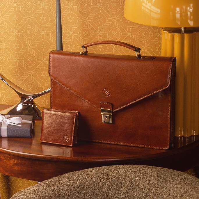 leather briefcase