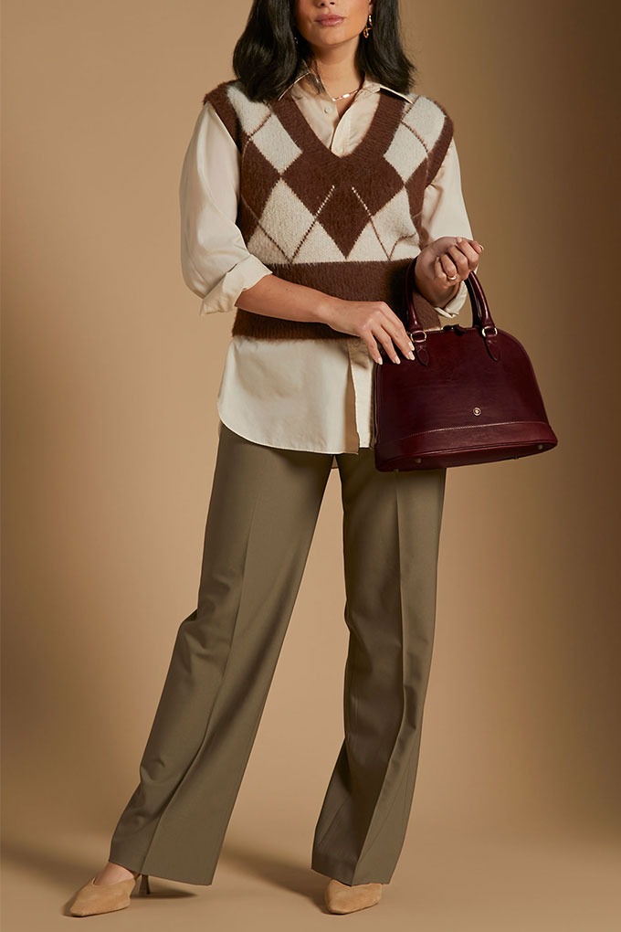 luxury italian leather handbag